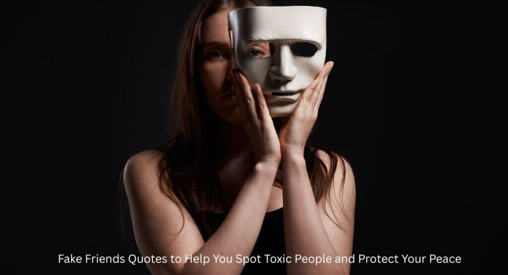 Fake Friends Quotes to Help You Spot Toxic People and Protect Your Peace