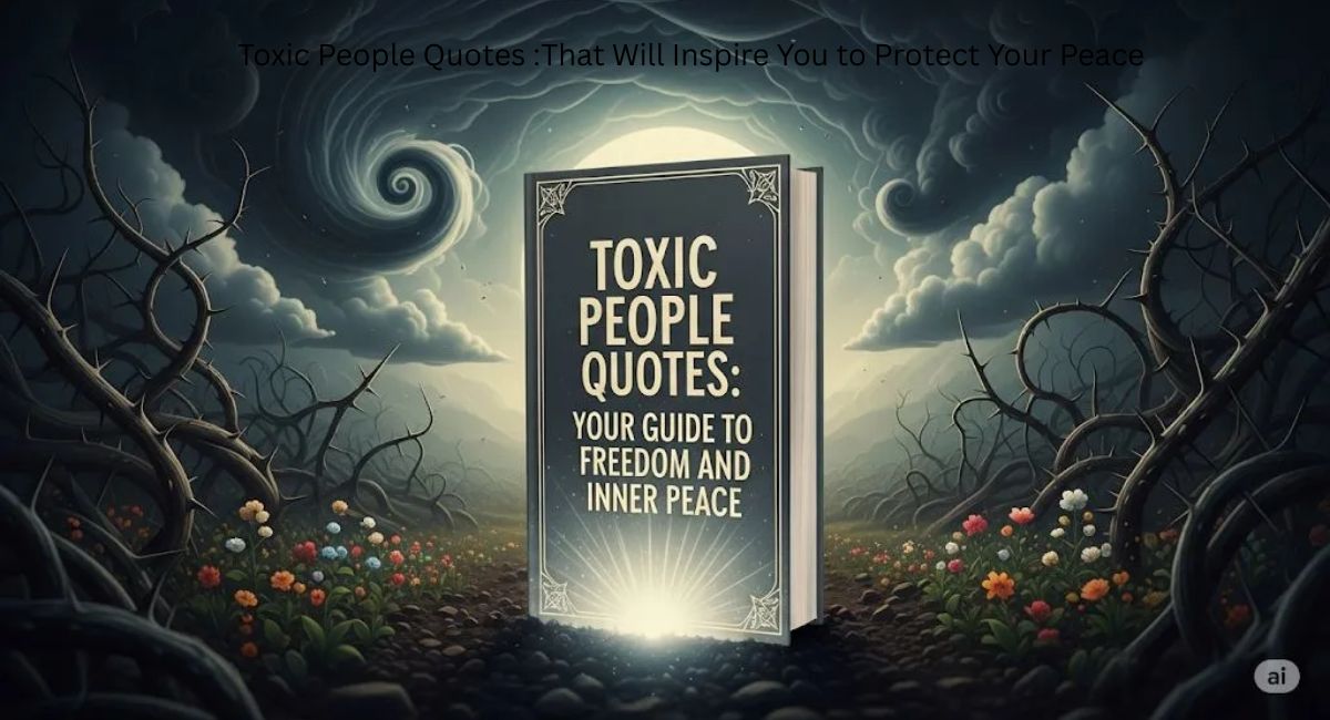25 Powerful Toxic People Quotes :That Will Inspire You to Protect Your Peace