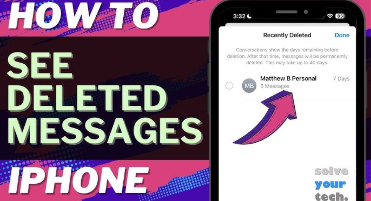 How to See Deleted Messages on iPhone Using iTunes Backup